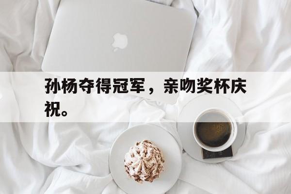 九游游戏盒-孙杨夺得冠军，亲吻奖杯庆祝。