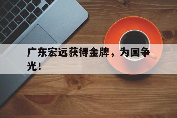 九游游戏盒-广东宏远获得金牌，为国争光！