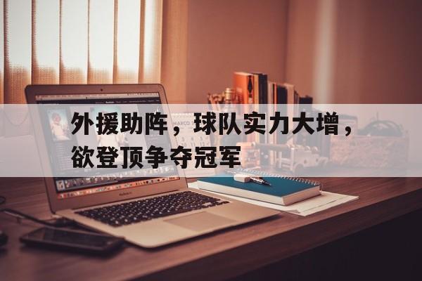 九游游戏盒子下载安装-外援助阵，球队实力大增，欲登顶争夺冠军
